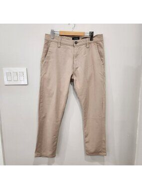 VTG 34 Heritage Verona Mid Rise Slim Leg Pants Mens Tag 31x34 Fits 32x27 Beige